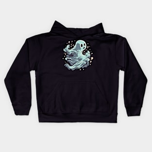 Eerie Halloween Ghoul Art - Spooky Season Delight Kids Hoodie